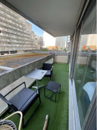 COURBEVOIE, Studio 27m², Balcon