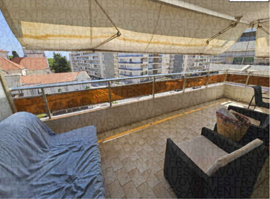 CANNES, Appartement T3 59m², Balcon