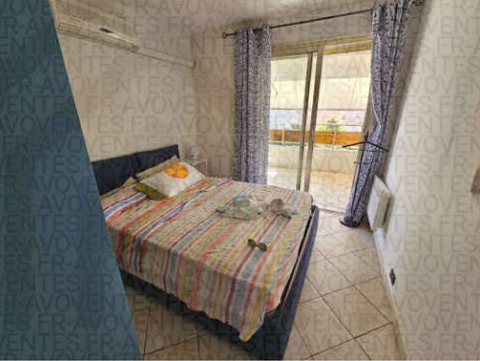 CANNES, Appartement T3 59m², Balcon