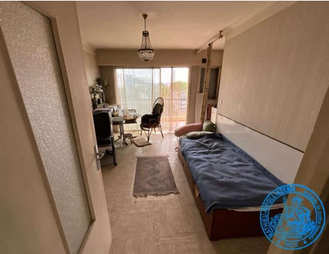 CANNES, Studio 24m², Balcon