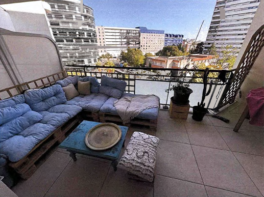 MARSEILLE 4EME, Appartement T3 67m², Balcon