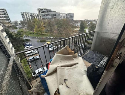 GRIGNY, Studio 20m², Balcon